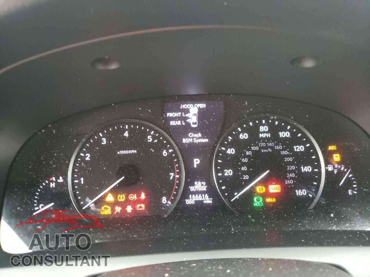 LEXUS LS460 2013 - JTHBL5EF1D5117393