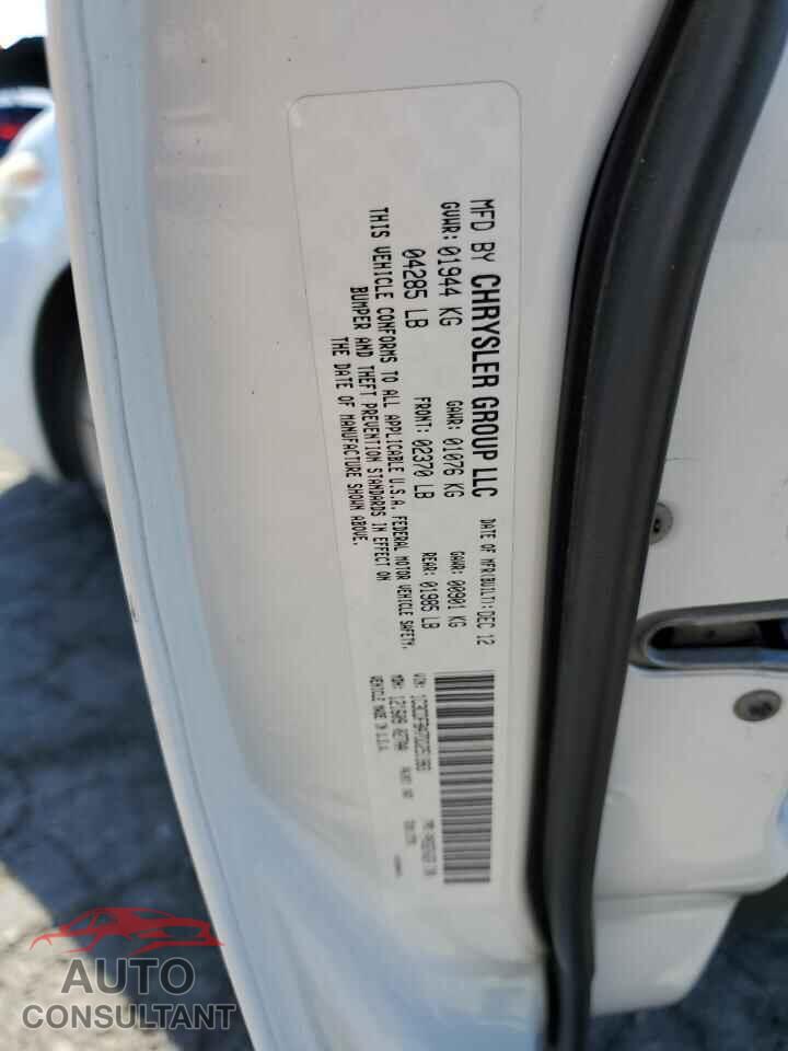DODGE DART 2013 - 1C3CDFBA7DD251983