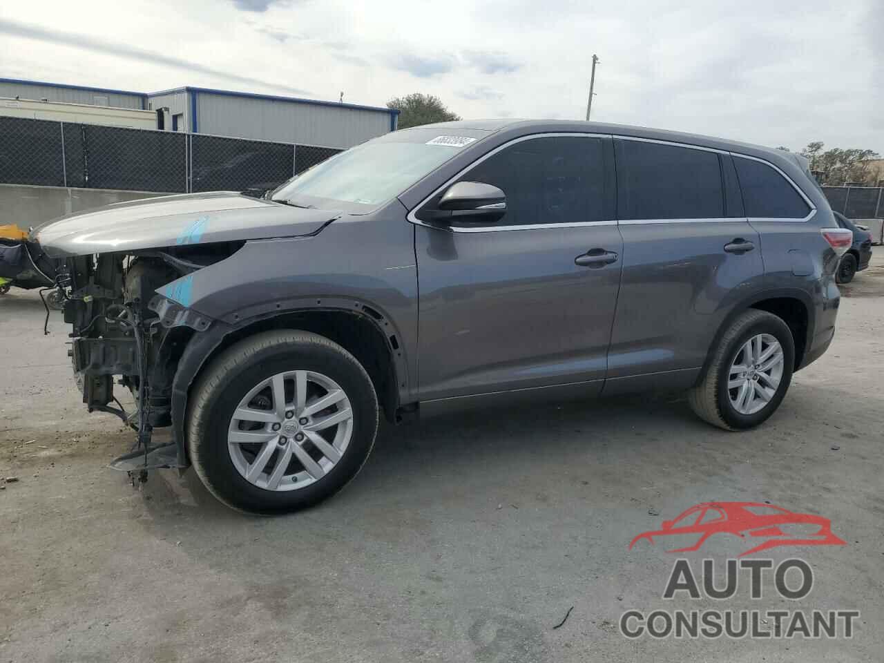 TOYOTA HIGHLANDER 2014 - 5TDZARFH9ES006132