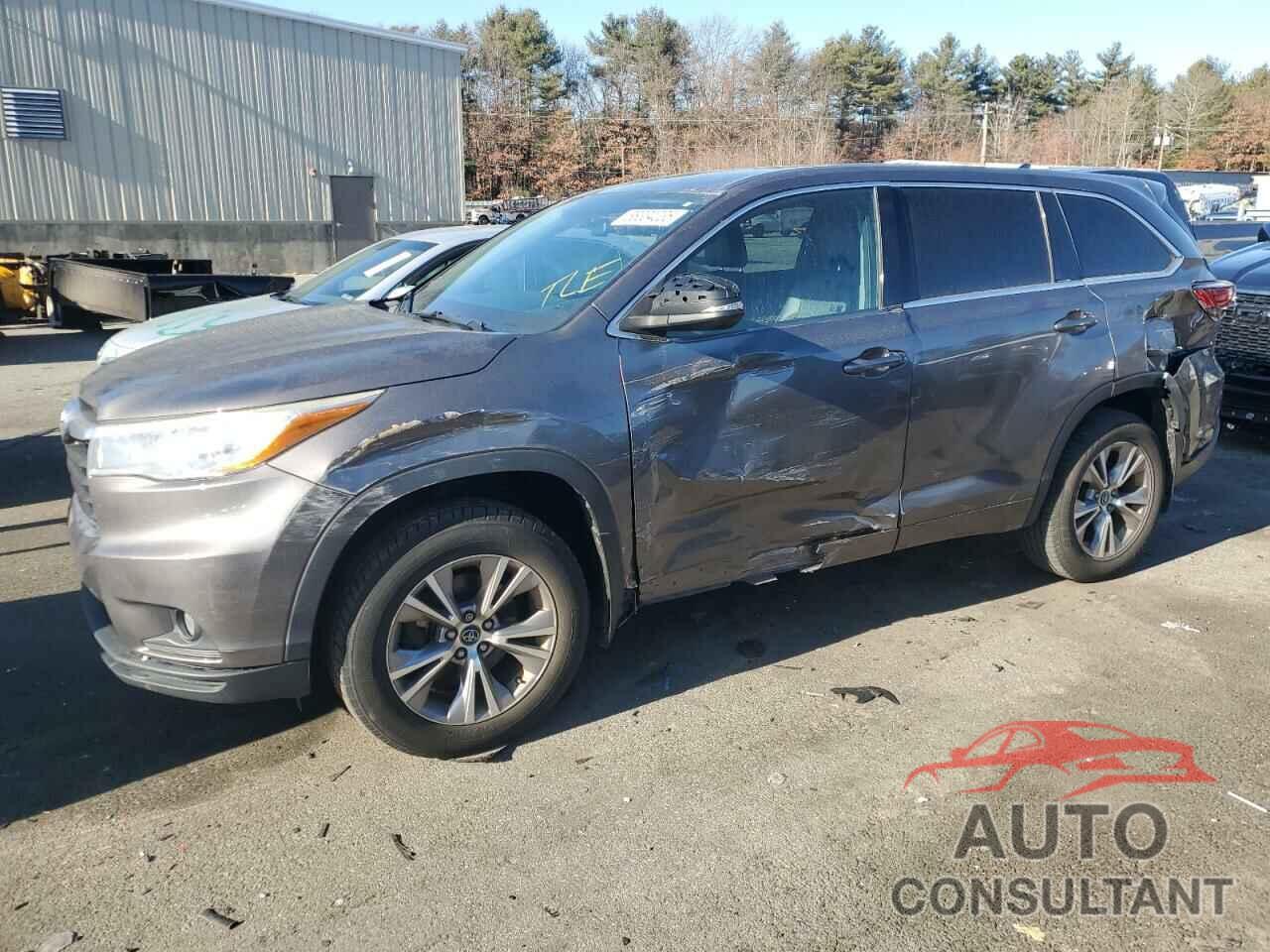 TOYOTA HIGHLANDER 2016 - 5TDBKRFHXGS301659