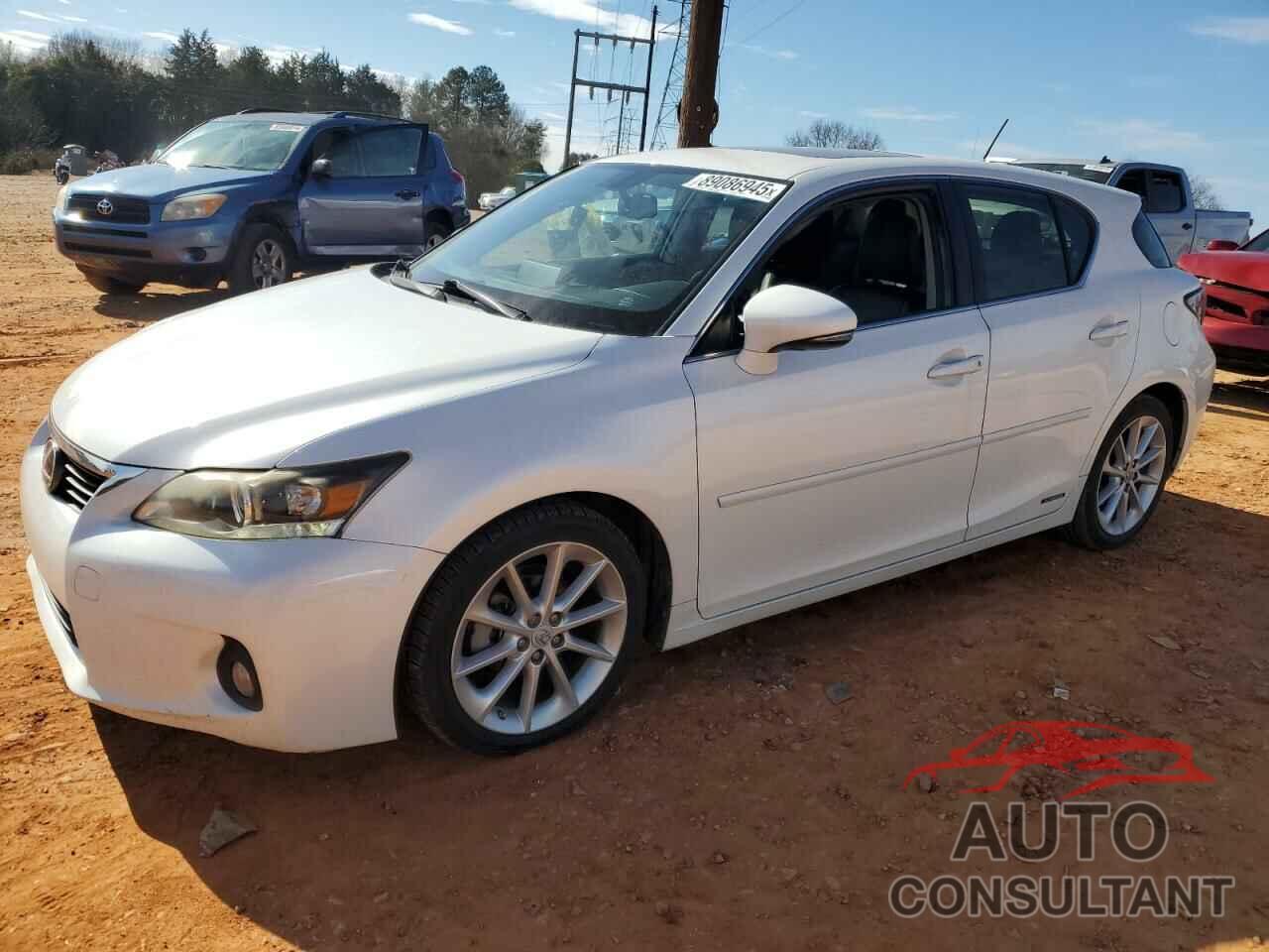 LEXUS CT 200 2012 - JTHKD5BH9C2090298