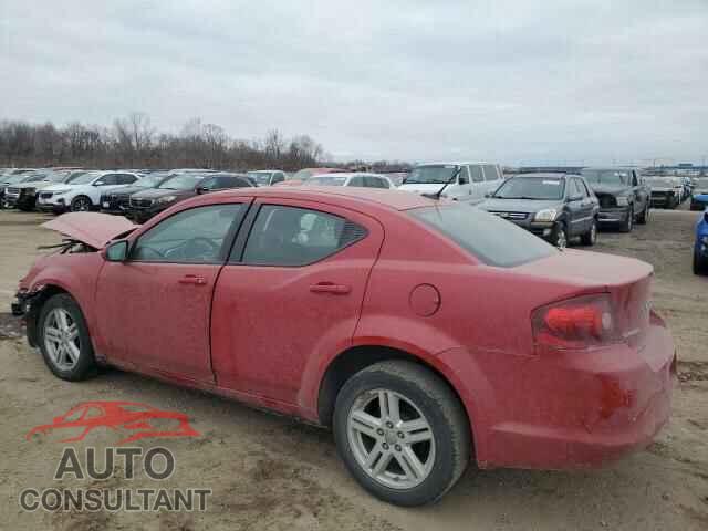 DODGE AVENGER 2012 - 1C3CDZCB3CN126108