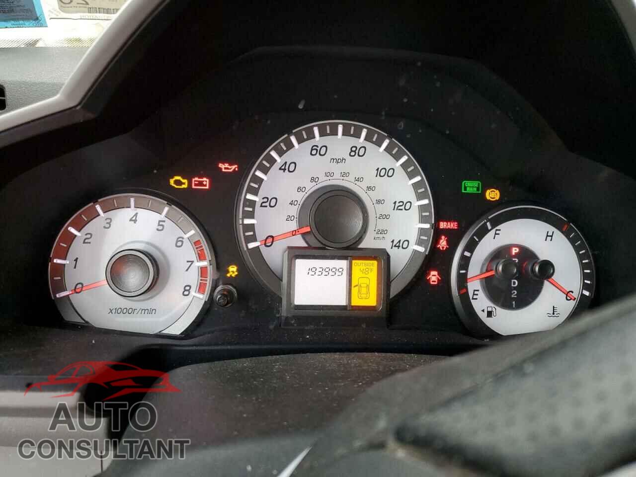 HONDA PILOT 2012 - 5FNYF4H54CB004907
