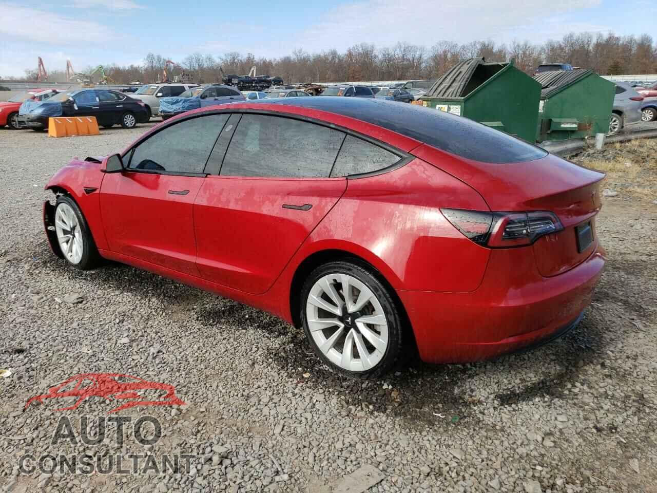 TESLA MODEL 3 2022 - 5YJ3E1EB0NF117732