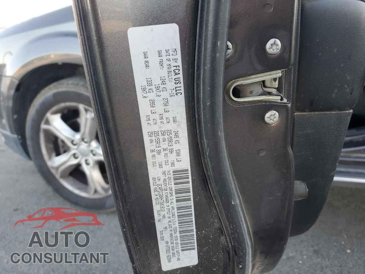 DODGE JOURNEY 2017 - 3C4PDCGB0HT501612
