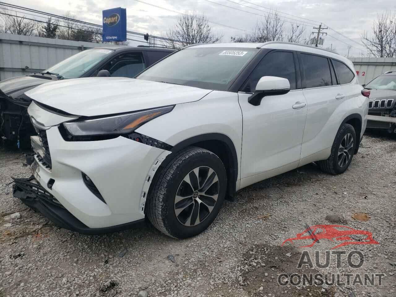 TOYOTA HIGHLANDER 2022 - 5TDHZRBH6NS560268