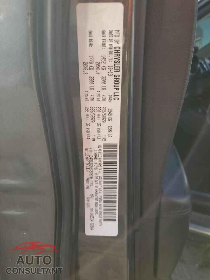 DODGE DURANGO 2014 - 1C4RDJDG5EC278195