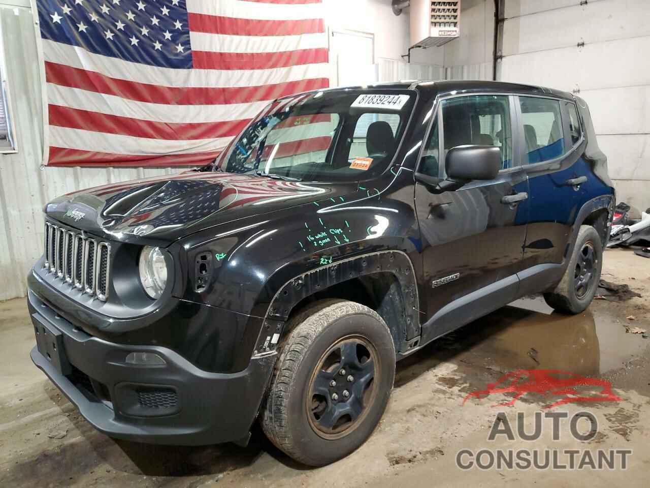 JEEP RENEGADE 2017 - ZACCJBAB6HPG14658