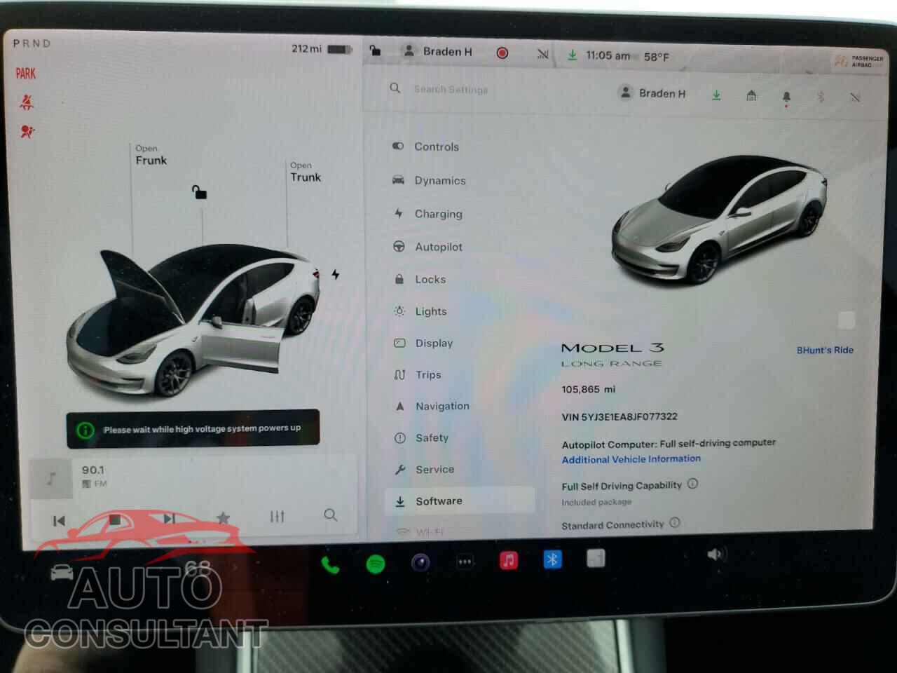 TESLA MODEL 3 2018 - 5YJ3E1EA8JF077322