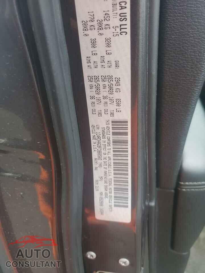 DODGE DURANGO 2015 - 1C4RDHAG9FC880502