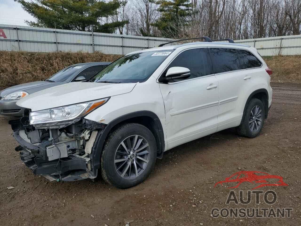 TOYOTA HIGHLANDER 2017 - 5TDJZRFH5HS425797