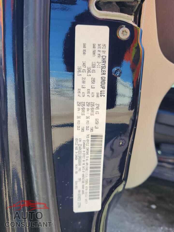 DODGE CARAVAN 2011 - 2D4RN3DG1BR668600