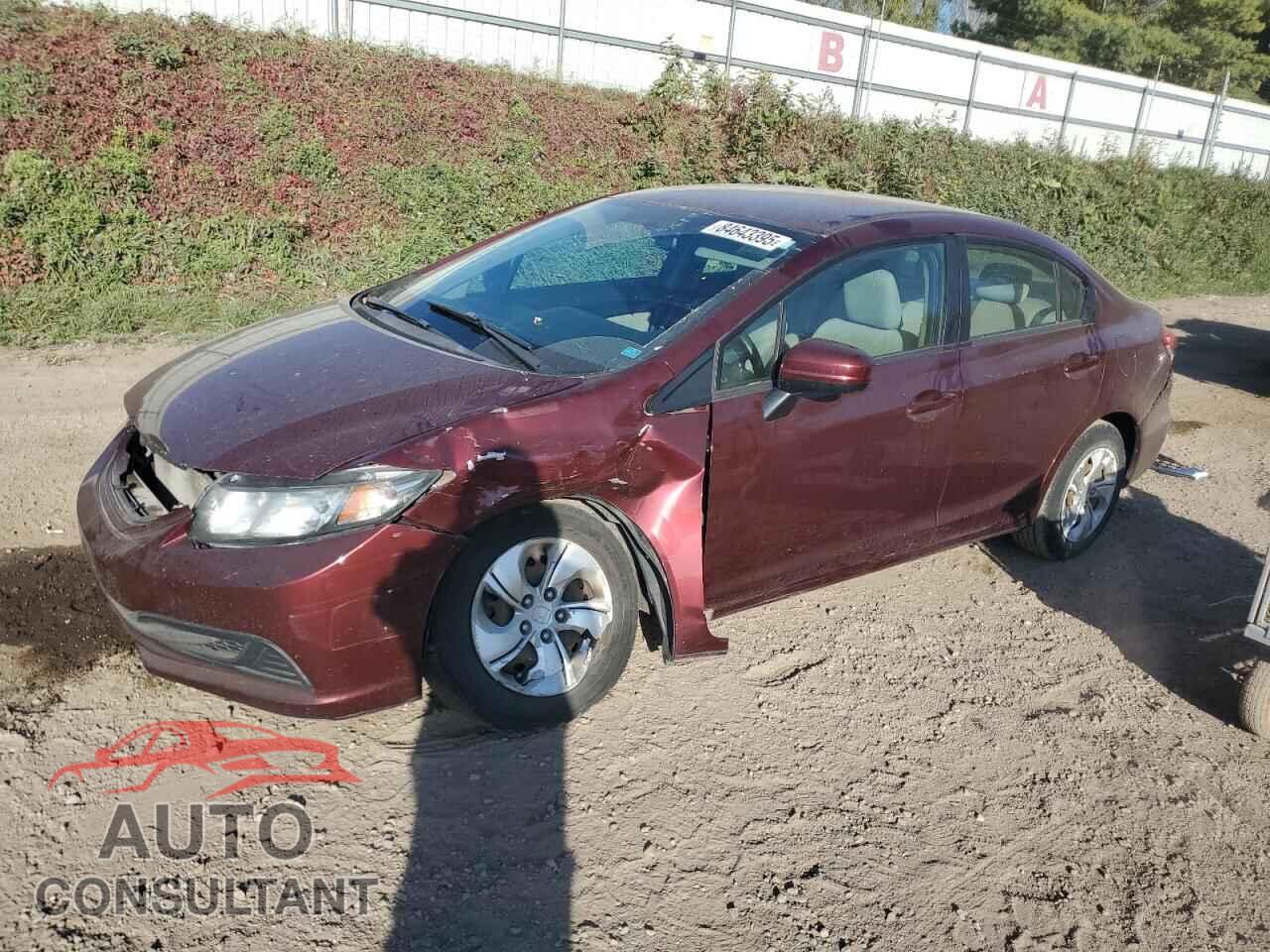 HONDA CIVIC 2014 - 2HGFB2F59EH521788
