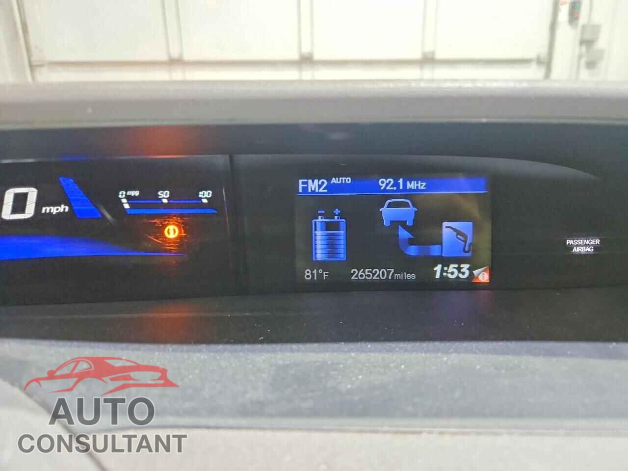 HONDA CIVIC 2012 - JHMFB4F23CS011165