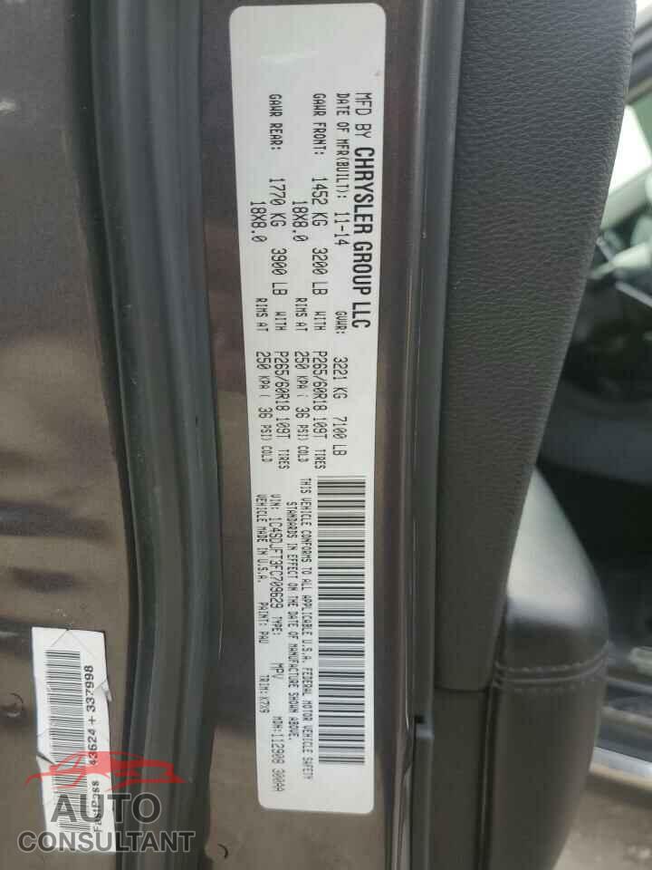 DODGE DURANGO 2015 - 1C4SDJFT3FC709629
