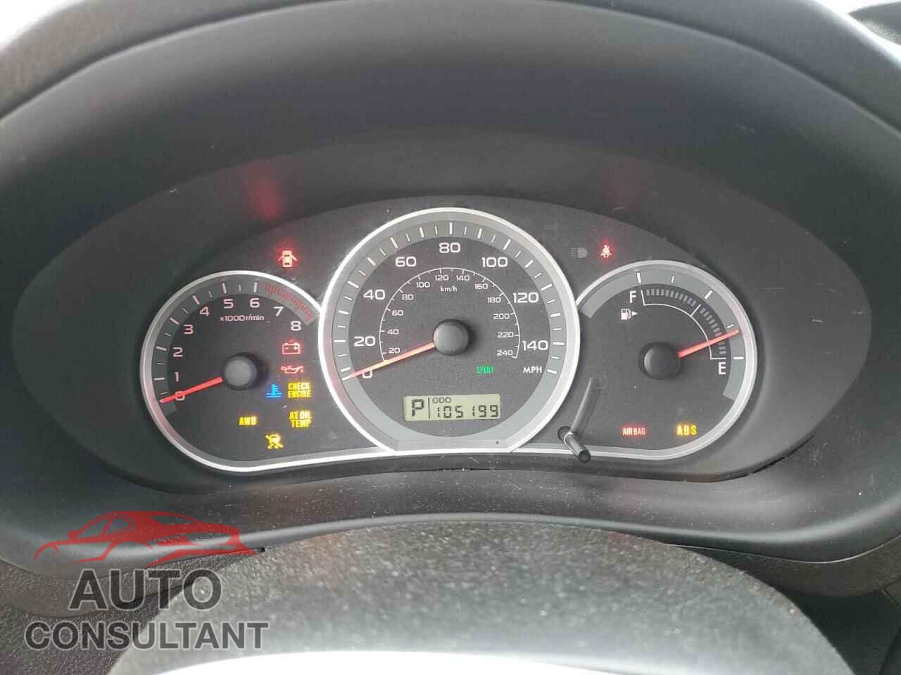 SUBARU IMPREZA 2011 - JF1GH6A67BH831003