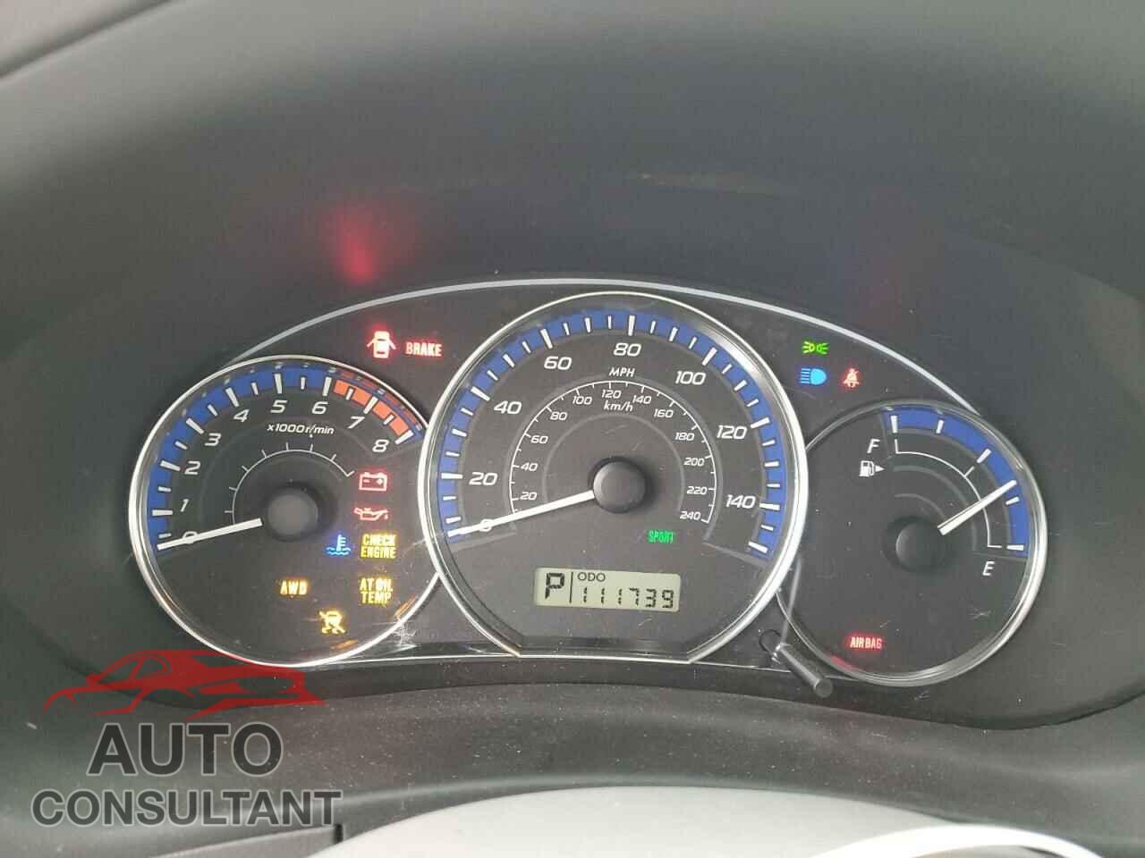 SUBARU FORESTER 2010 - JF2SH6CCXAH718198