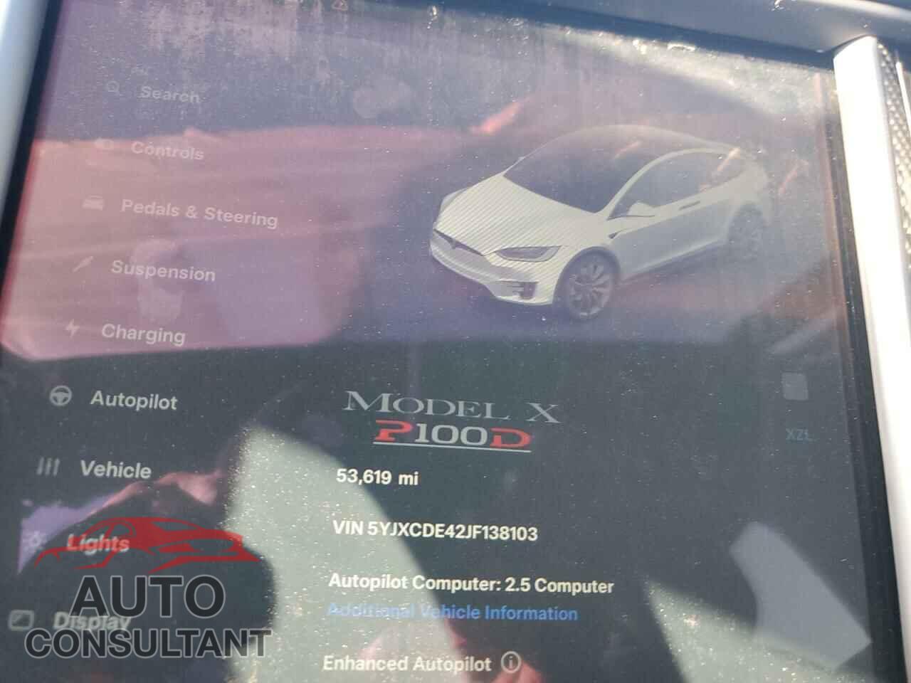 TESLA MODEL X 2018 - 5YJXCDE42JF138103