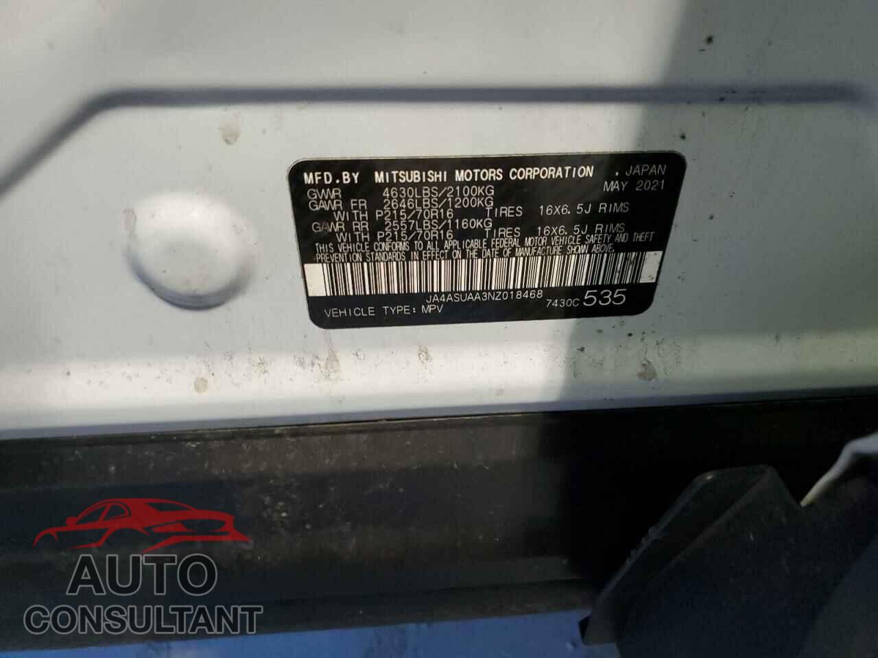 MITSUBISHI ECLIPSE 2022 - JA4ASUAA3NZ018468