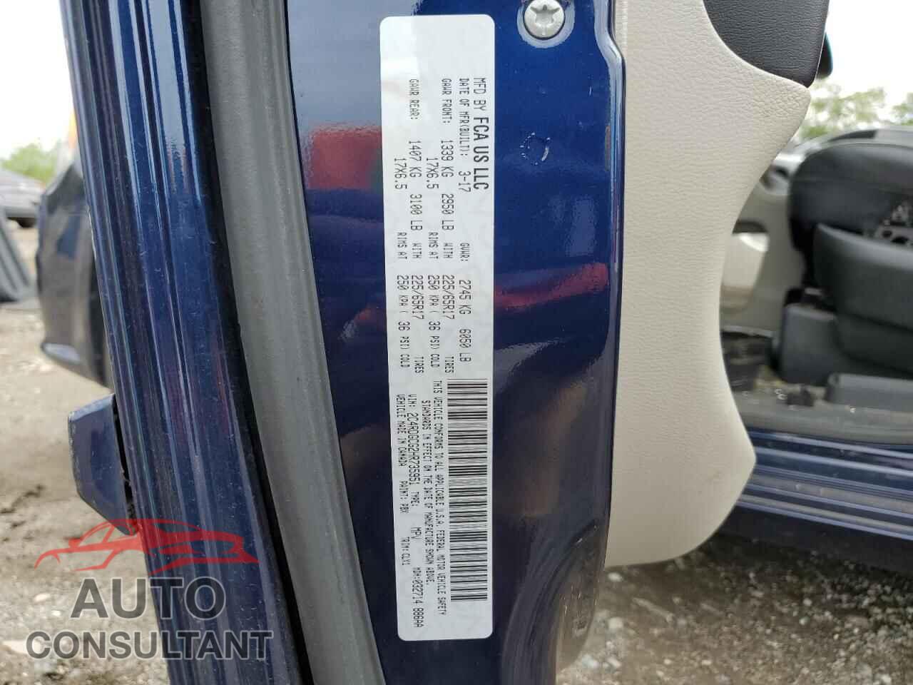 DODGE CARAVAN 2017 - 2C4RDGCG2HR735951