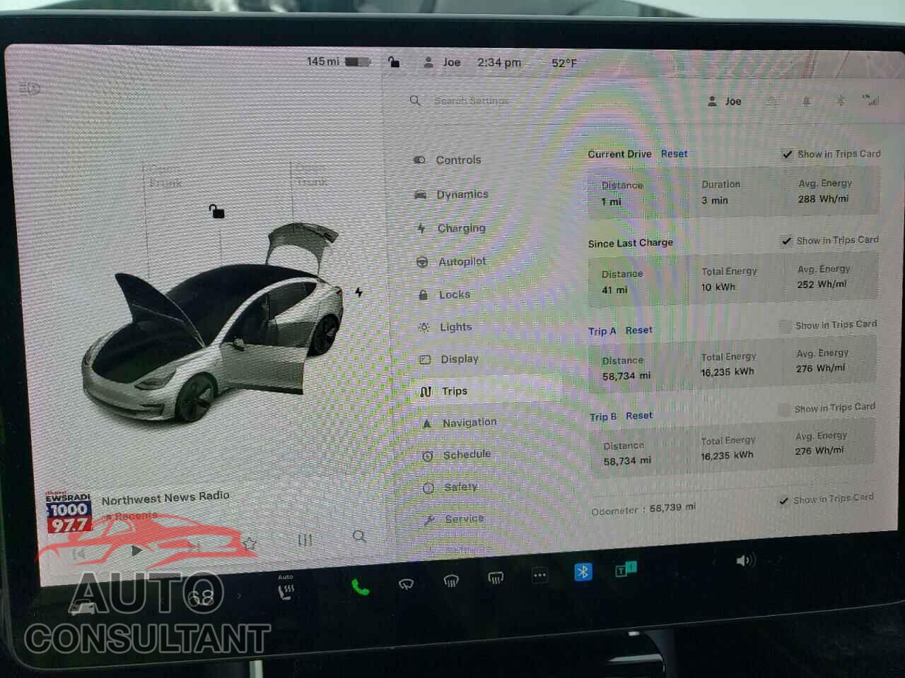 TESLA MODEL 3 2018 - 5YJ3E1EB4JF065306