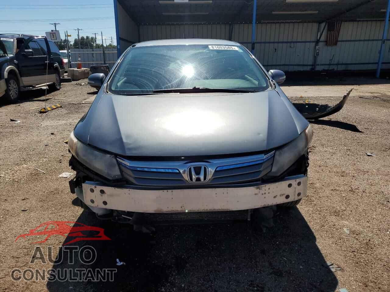 HONDA CIVIC 2012 - JHMFB4F24CS010462