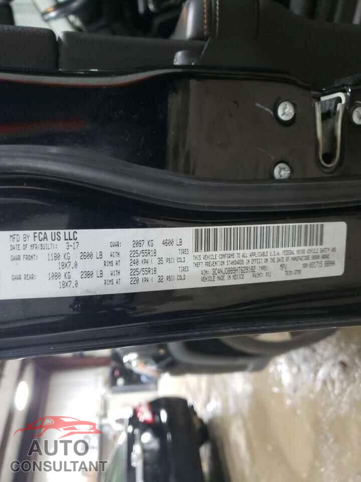 JEEP COMPASS 2017 - 3C4NJDBB9HT629182