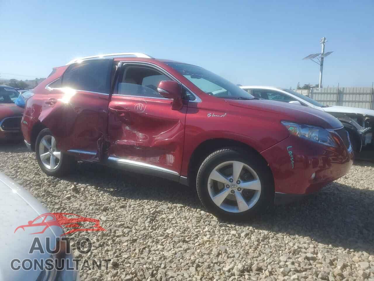 LEXUS RX350 2012 - 2T2BK1BA8CC132248