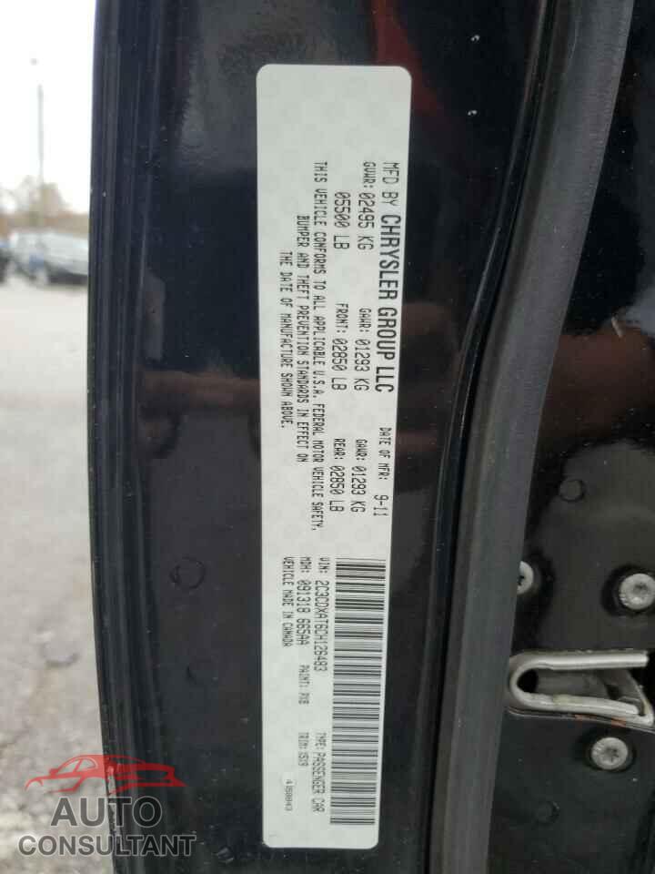 DODGE CHARGER 2012 - 2C3CDXAT6CH126483