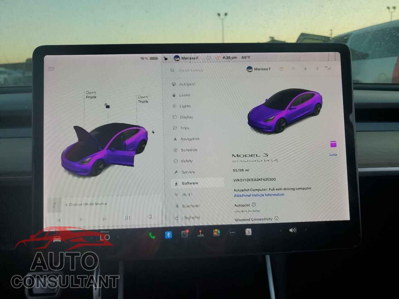 TESLA MODEL 3 2019 - 5YJ3E1EA2KF425200