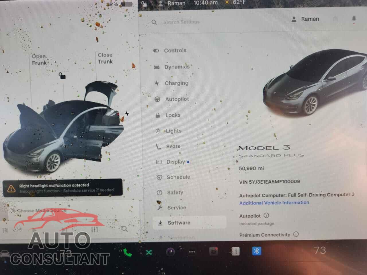 TESLA MODEL 3 2021 - 5YJ3E1EA5MF100009