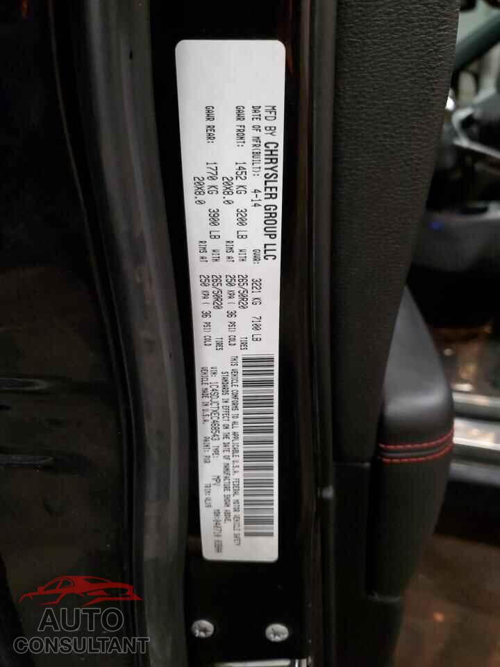 DODGE DURANGO 2014 - 1C4SDJCTXEC468543