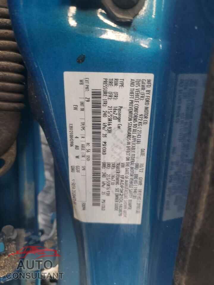 FORD FOCUS 2013 - 1FADP3K21DL163876