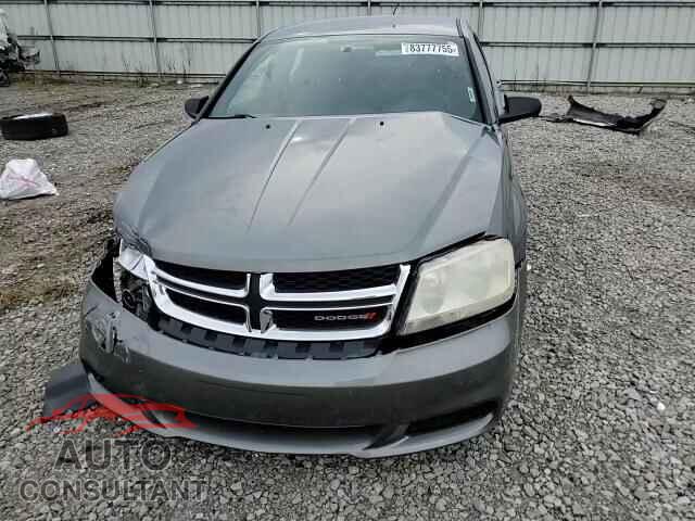 DODGE AVENGER 2012 - 1C3CDZAB1CN232849