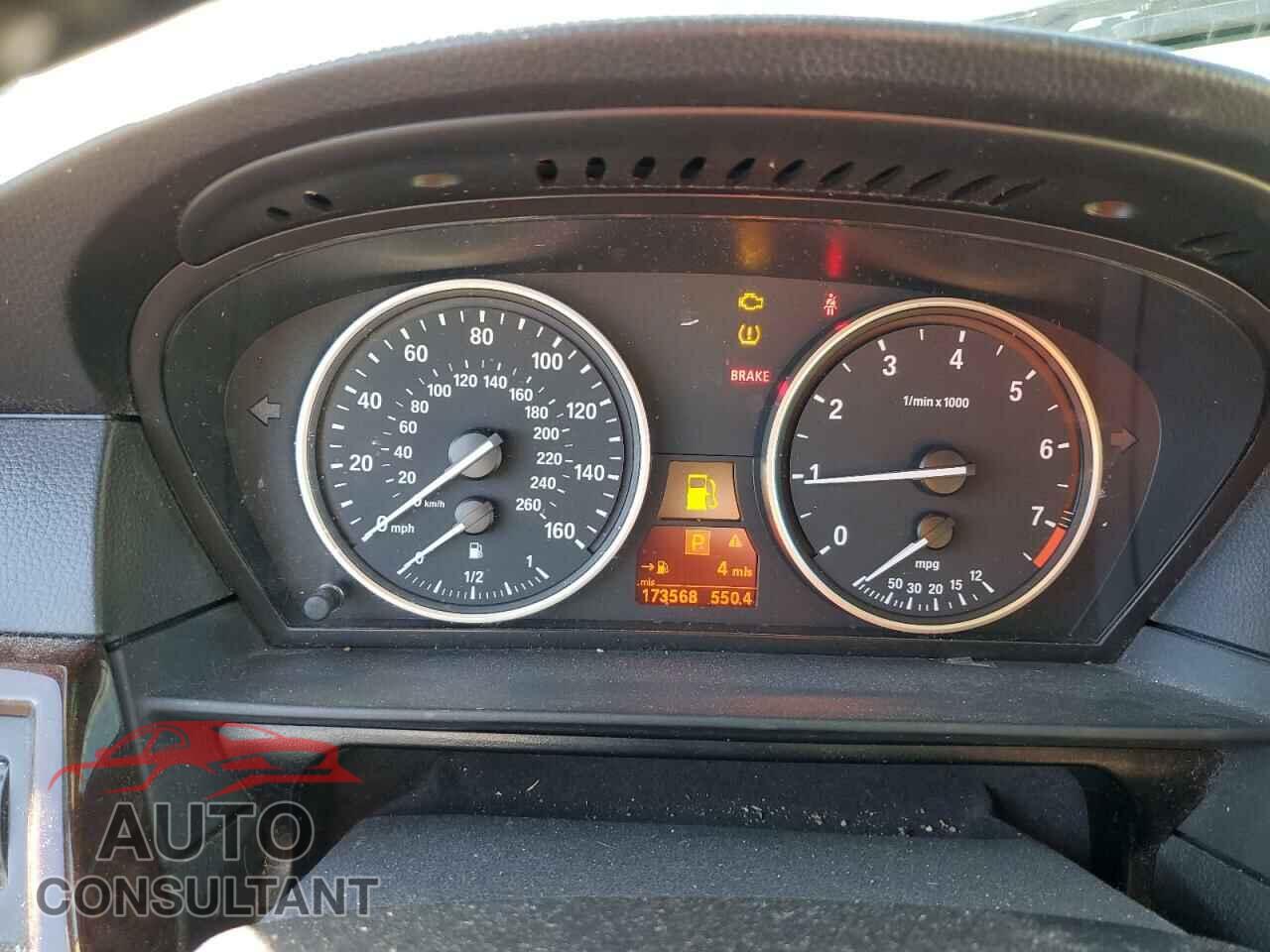 BMW 5 SERIES 2010 - WBAPT7C53AC238007
