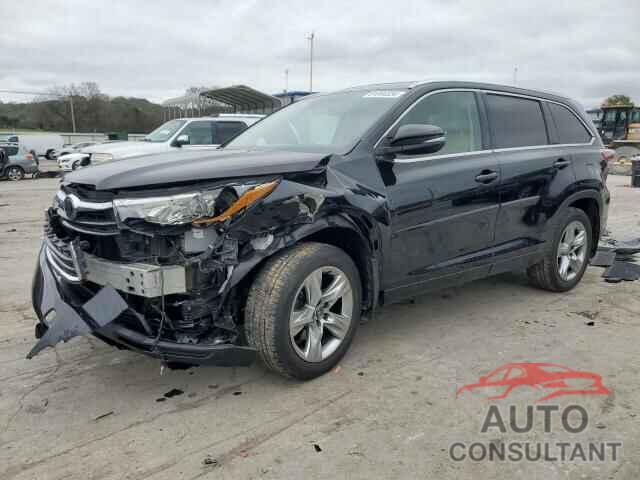 TOYOTA HIGHLANDER 2016 - 5TDDKRFHXGS261799