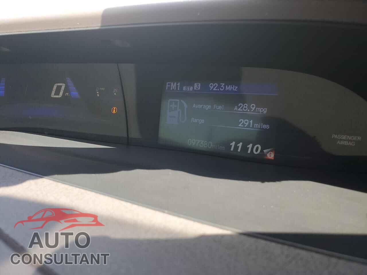 HONDA CIVIC 2012 - 2HGFB2F58CH609681