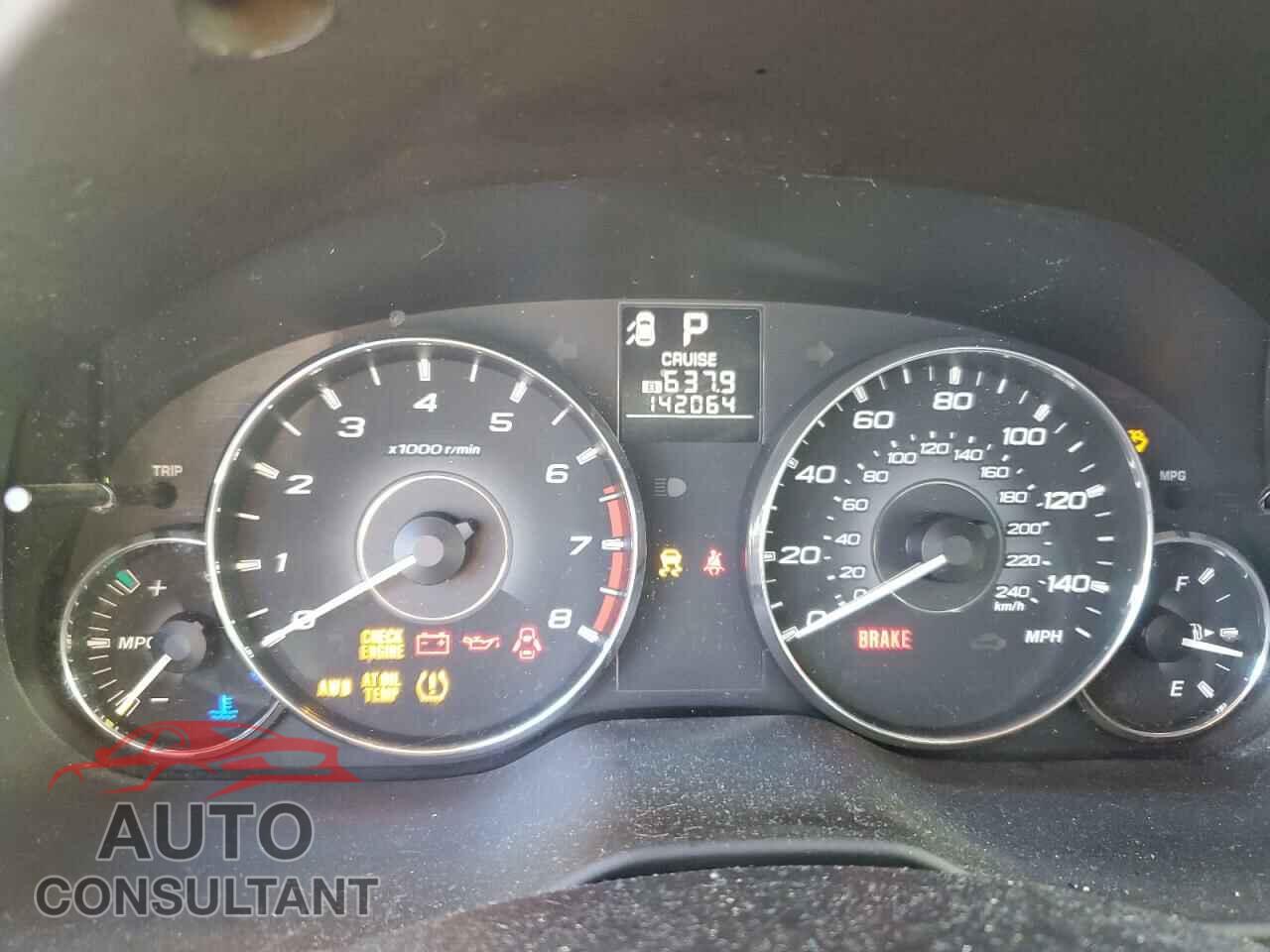 SUBARU LEGACY 2011 - 4S3BMBA62B3259389