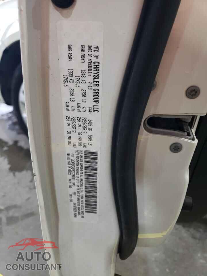 DODGE JOURNEY 2013 - 3C4PDCAB0DT734781
