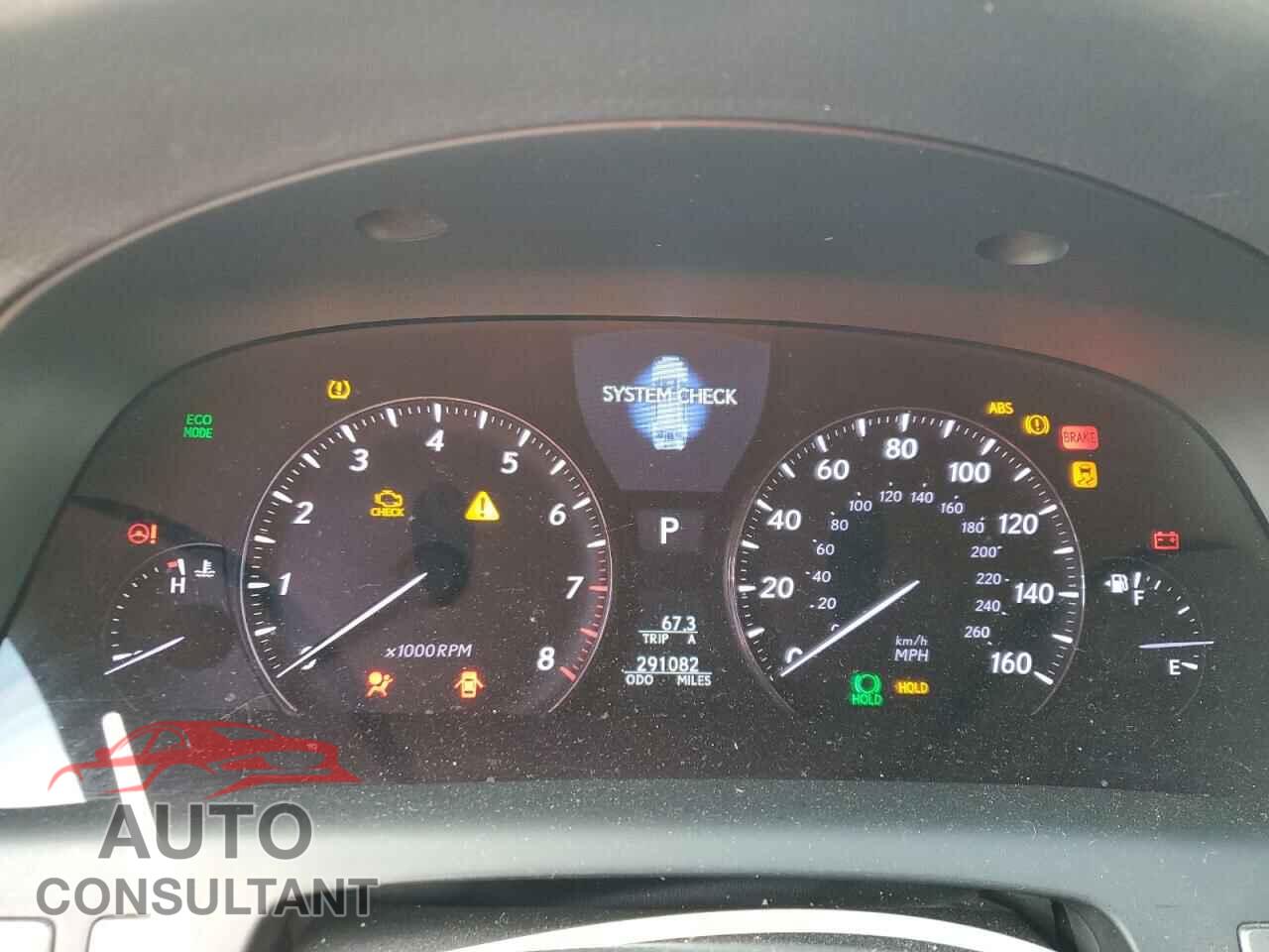 LEXUS LS460 2011 - JTHCL5EF5B5010848