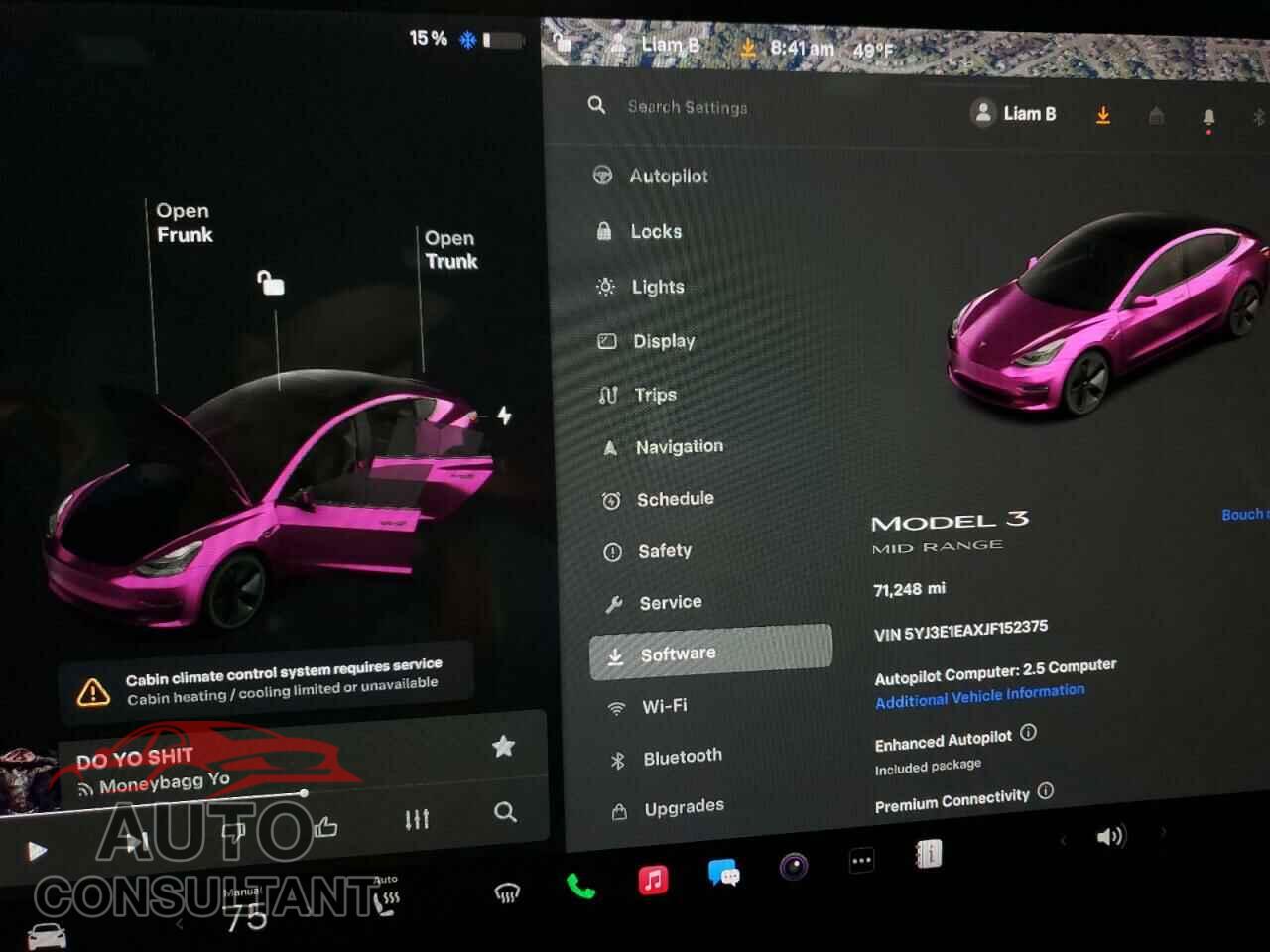 TESLA MODEL 3 2018 - 5YJ3E1EAXJF152375