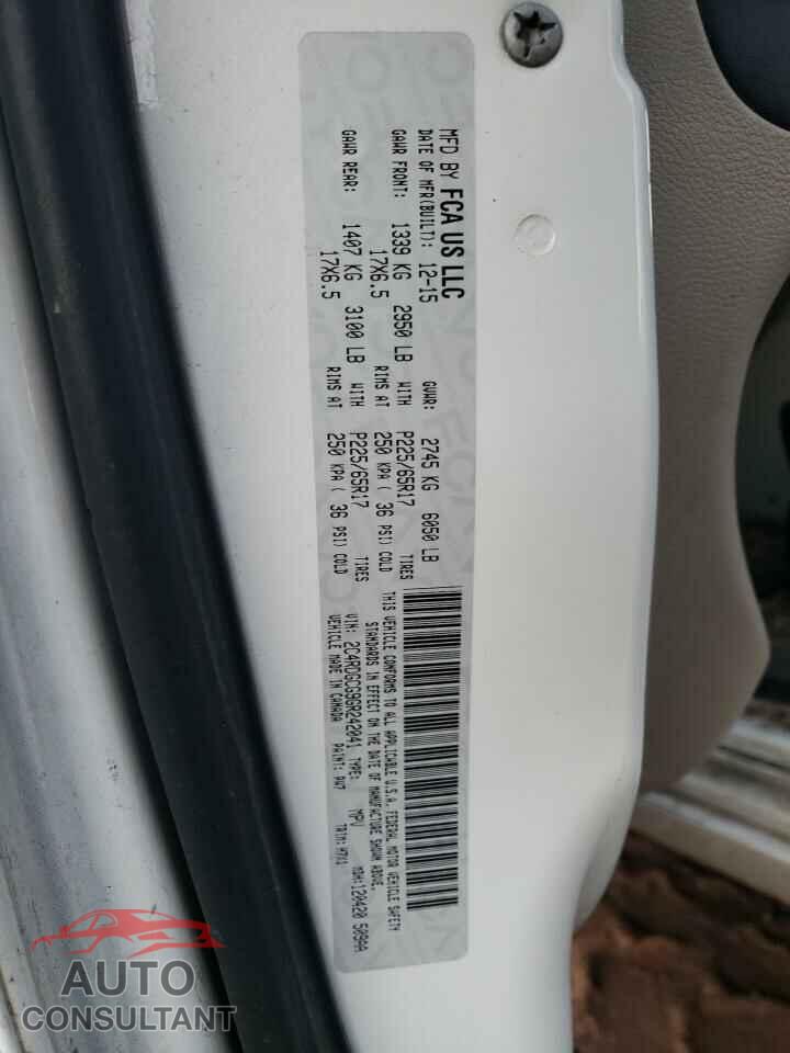 DODGE CARAVAN 2016 - 2C4RDGCG9GR242041