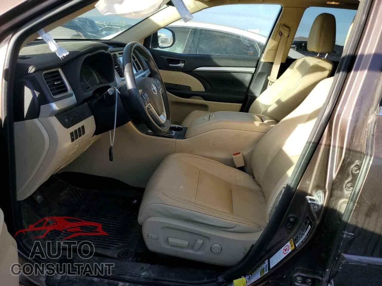 TOYOTA HIGHLANDER 2017 - 5TDJZRFH7HS444433