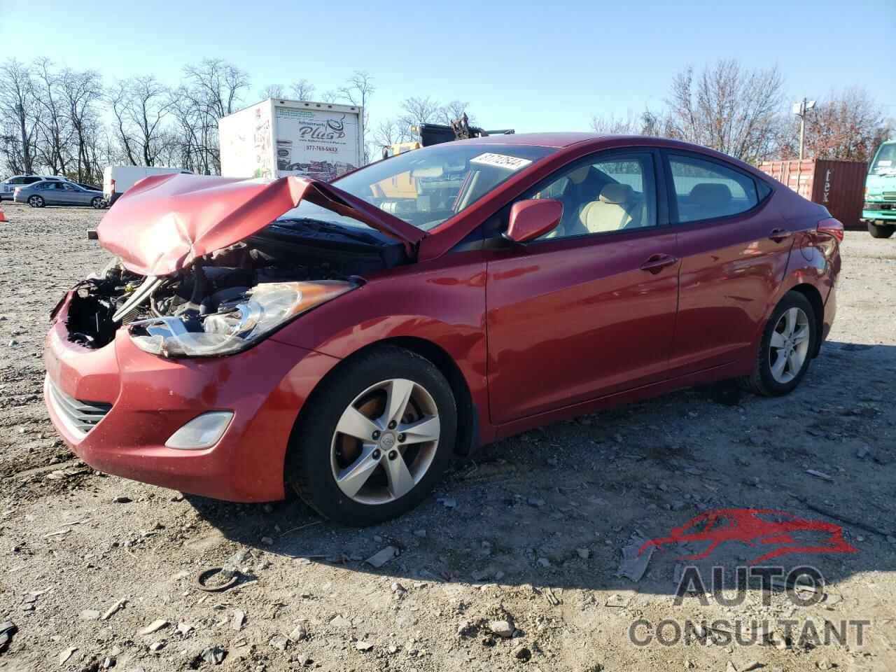 HYUNDAI ELANTRA 2012 - KMHDH4AE8CU391600