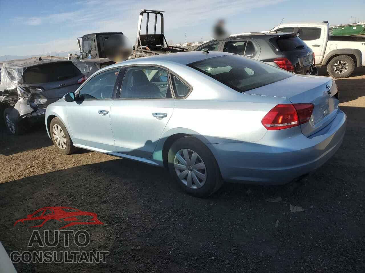 VOLKSWAGEN PASSAT 2012 - 1VWAP7A36CC091244