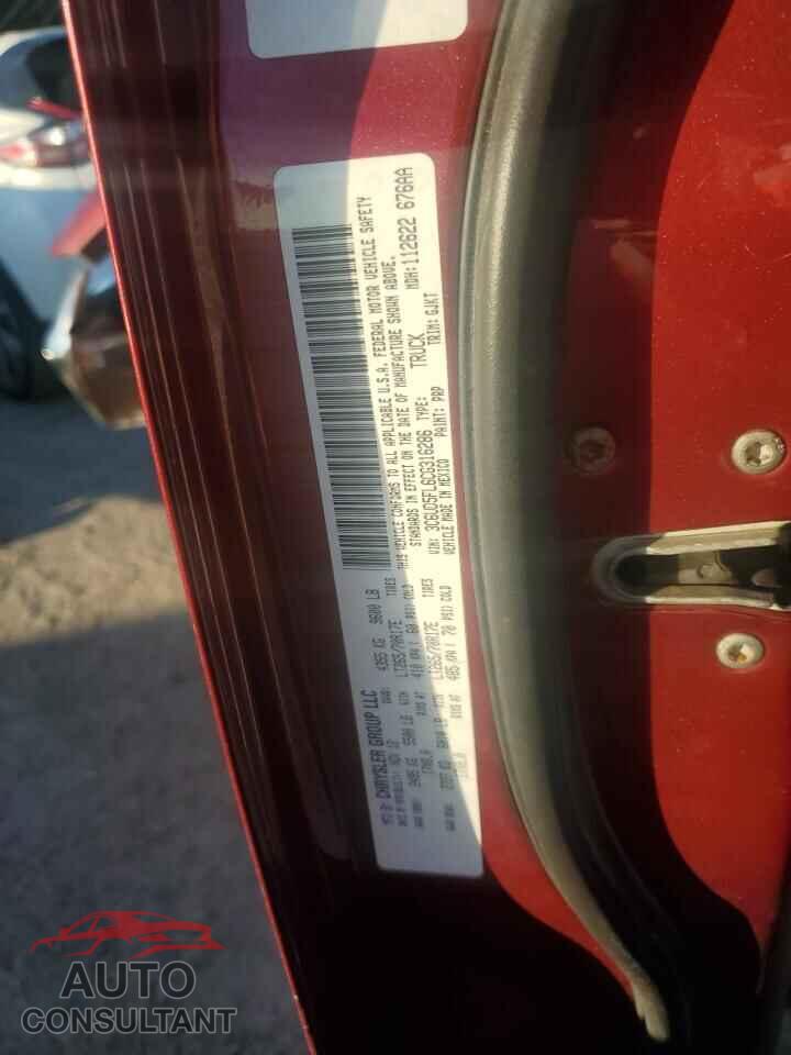 DODGE RAM 2500 2012 - 3C6UD5FL6CG316286