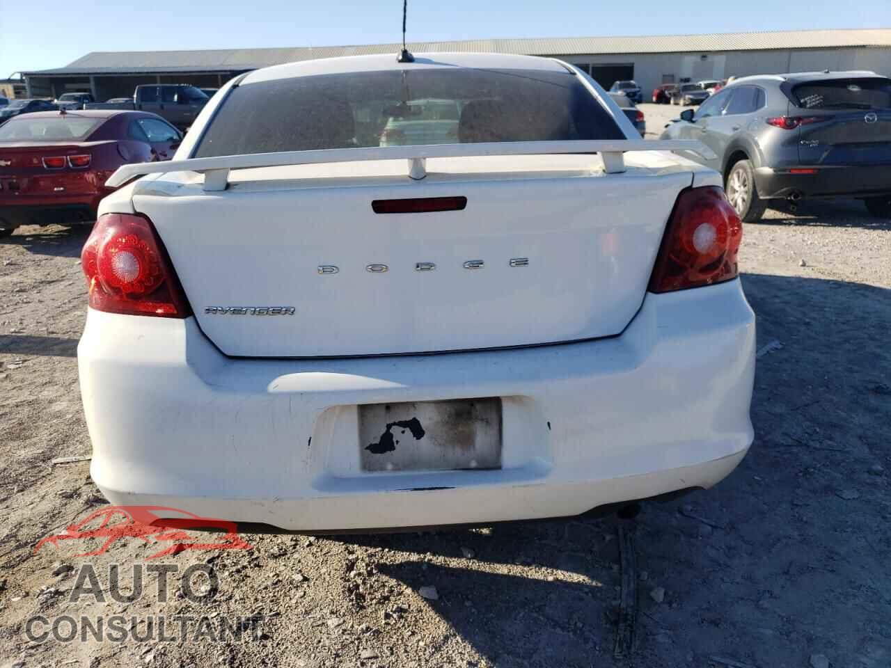 DODGE AVENGER 2013 - 1C3CDZCB0DN627250