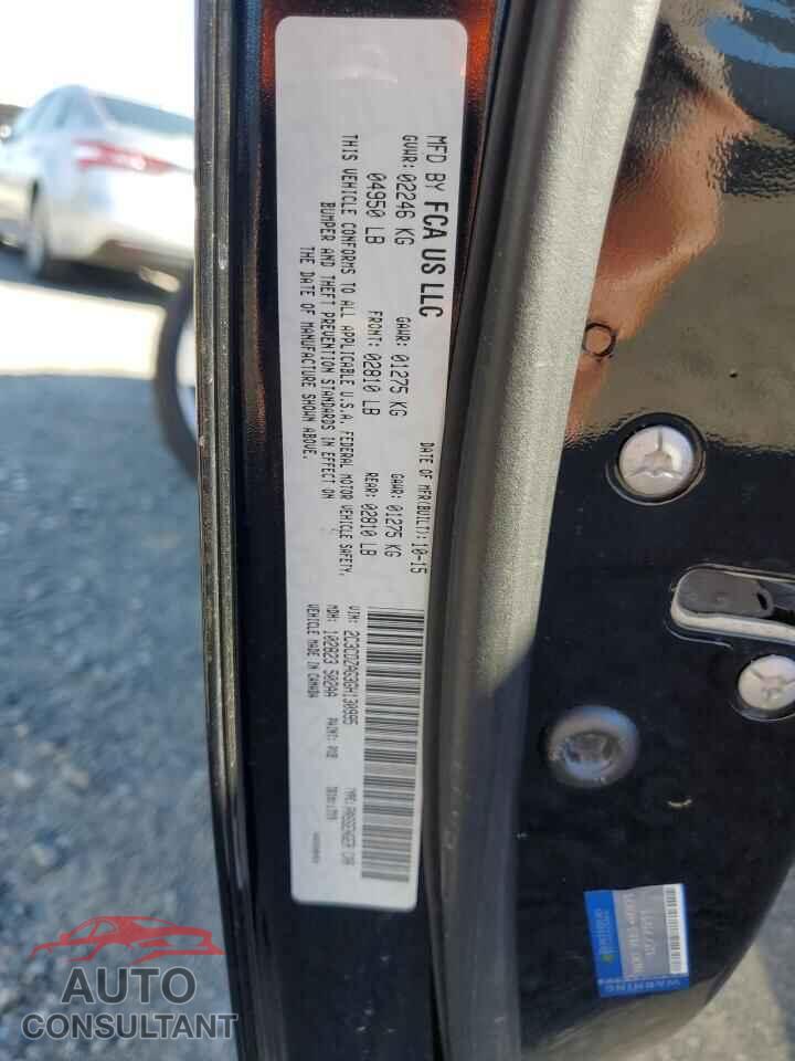 DODGE CHALLENGER 2016 - 2C3CDZAG3GH130995