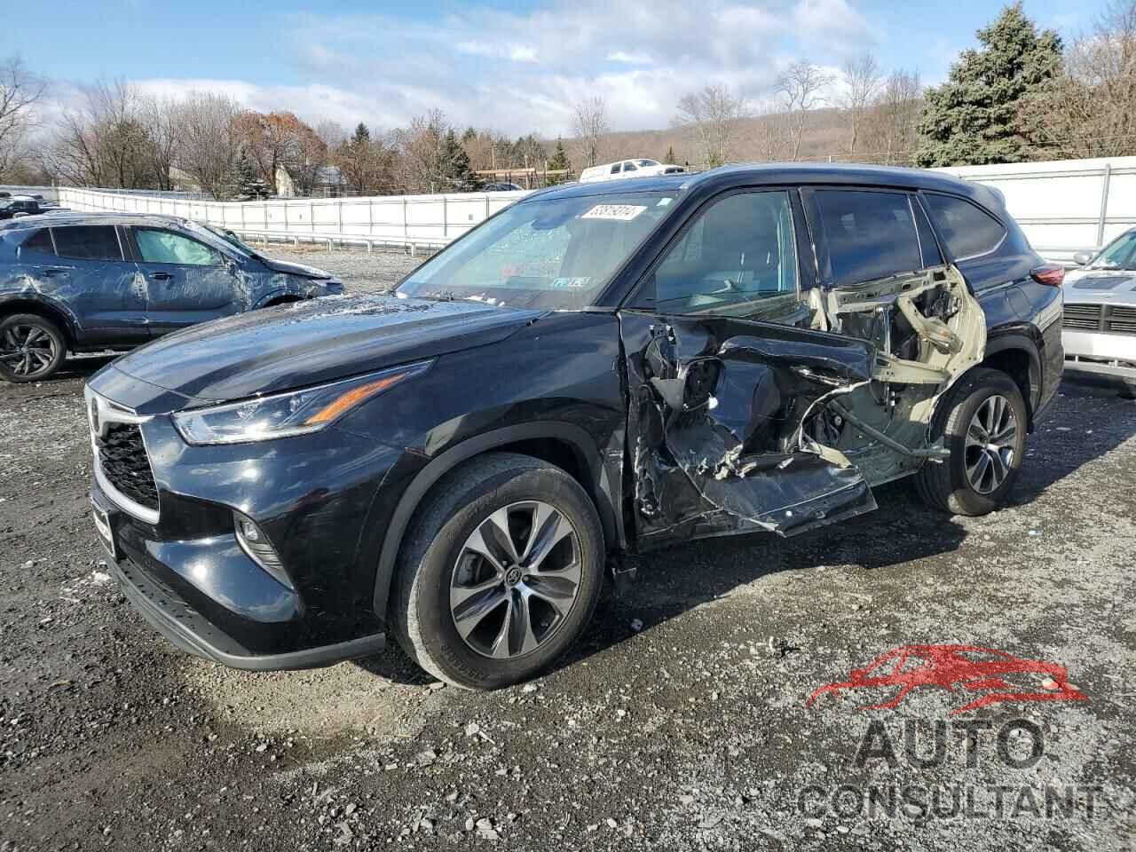 TOYOTA HIGHLANDER 2021 - 5TDGZRAH3MS072147