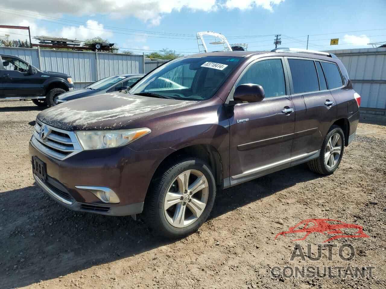 TOYOTA HIGHLANDER 2012 - 5TDYK3EH2CS056374